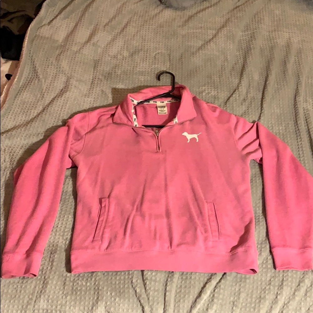 VS PINK quarter zip